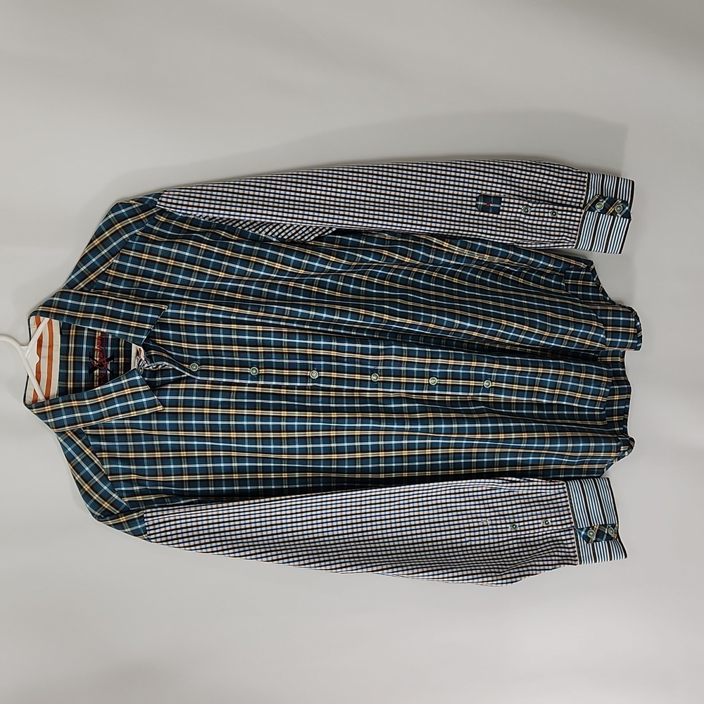 Robert Graham long sleeve plaid button down shirt size XL - Picture 2 of 12